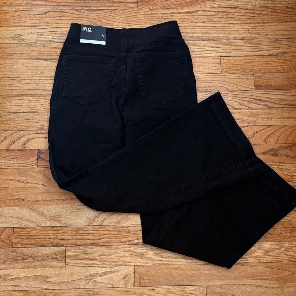 INC International Concepts Black Denim Jeans - Picture 2 of 7